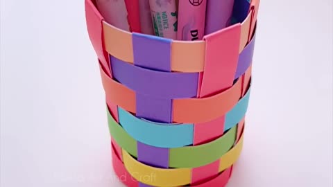 DIY Pen Holder Easy Craft