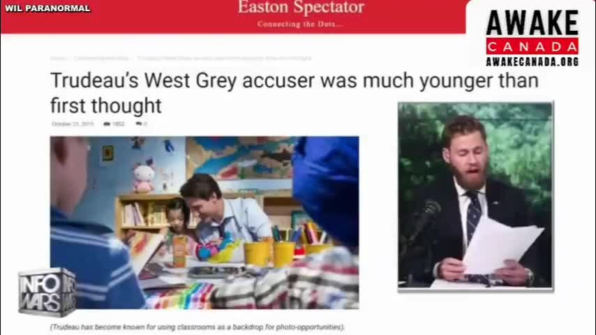 7 minutes video. Justin 'Castro' Trudeau's pedophile story...