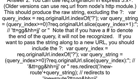 How to get the unparsed query string from a http request in Express