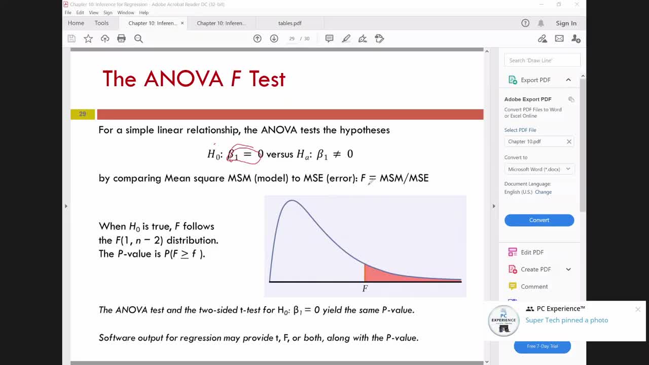 Inference for Regression Part 2