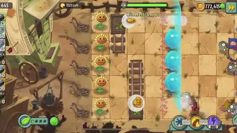 Plants vs Zombies 2 Wild West - Day 21