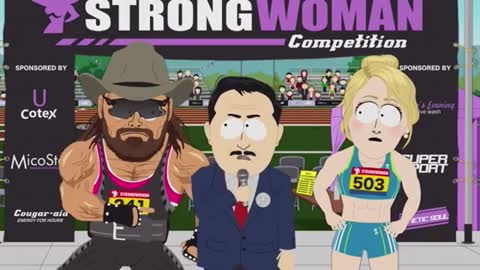 South Park Strong woman competition