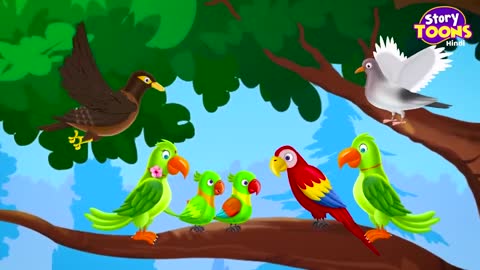 l Step Mother Parrot l Moral Story for Kids l StoryToons TVp9