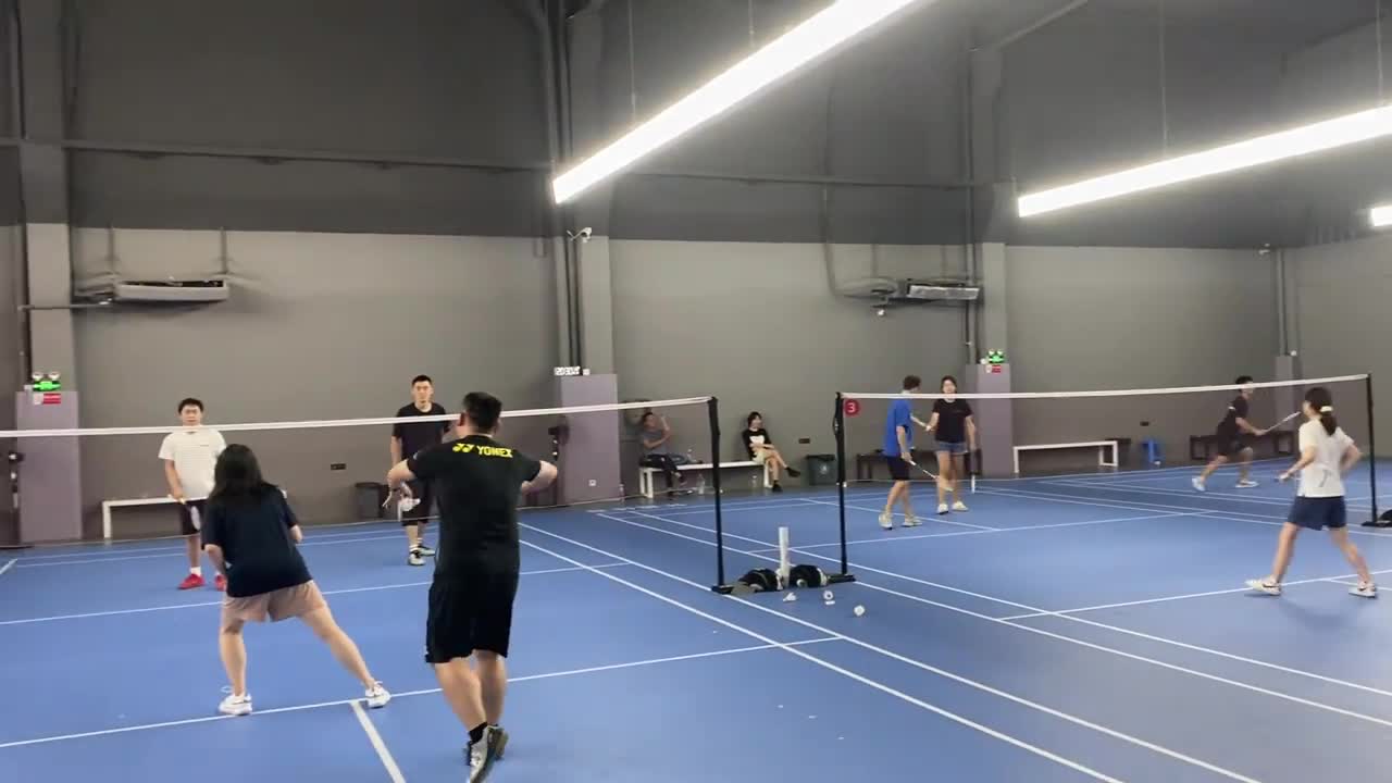 Indoor badminton