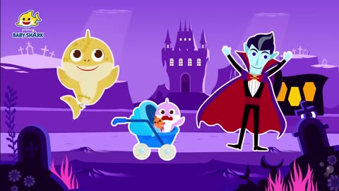 Baby Shark vs Halloween Monsters