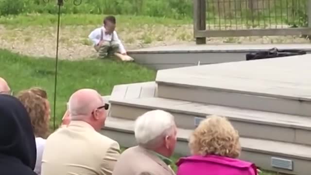 Kids adding comedy in Wedding