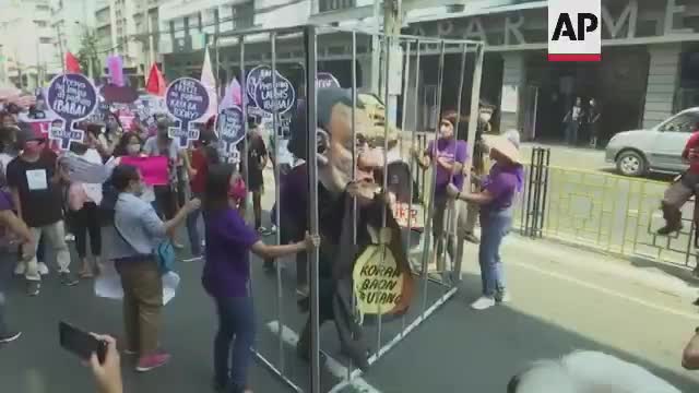 March in Manila to mark International Women's Day