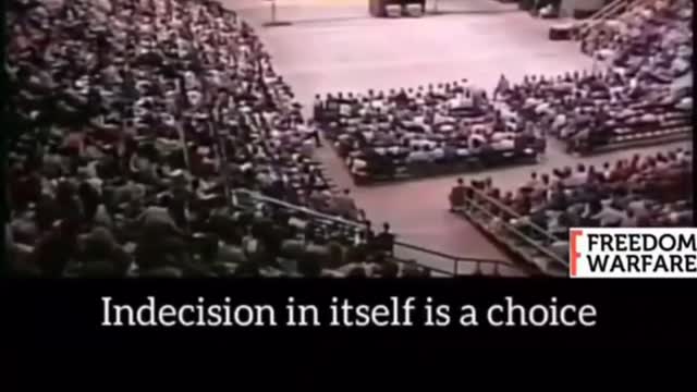 Indecision in itself is a Choice Made... Choose Jesus Now