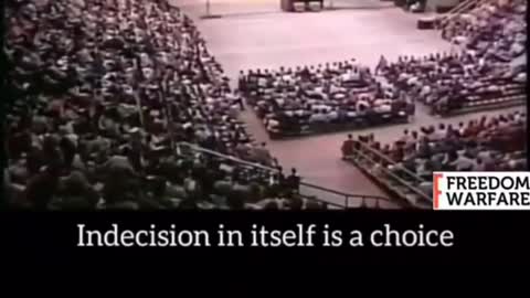 Indecision in itself is a Choice Made... Choose Jesus Now