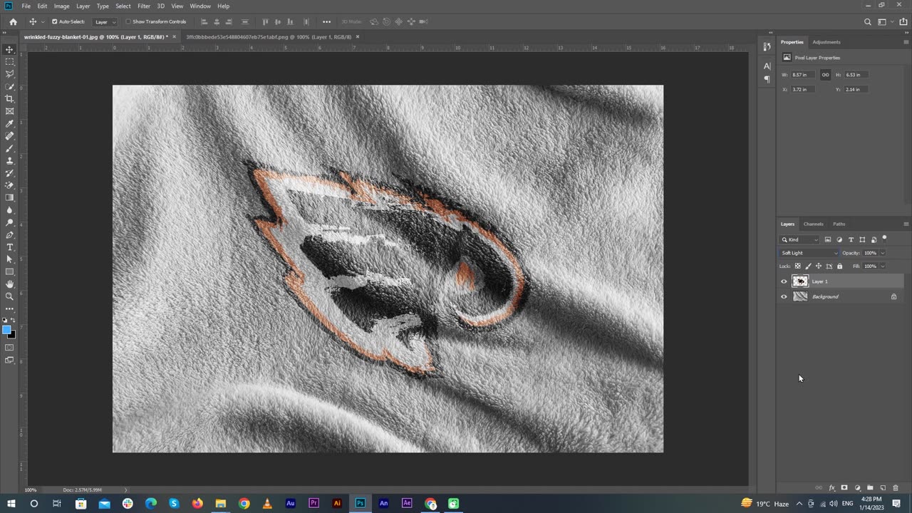 How to conform an image to a surface using displacement map in Photoshop Tutorial | Graphics Hub