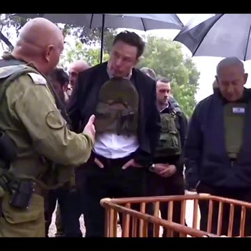 Elon Musk visits Israel.