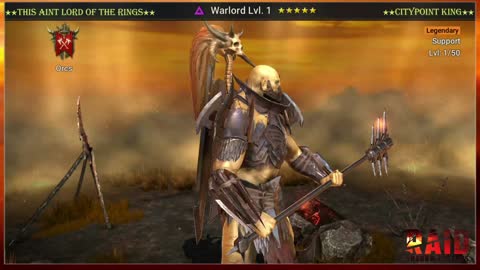 Raid Shadow Legends - Warlord - Classic Skin