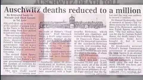 ERNST ZUNDEL (PART 20) - SO HOW MANY JEWS DID DIE IN THE HOLOCAUST