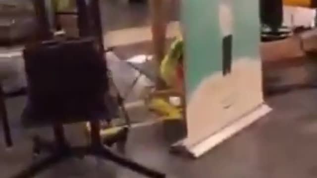 Amazon employee shows distribution center