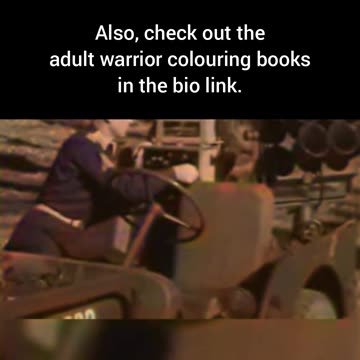 Allied Jeep modification emitting sound deceive enemy #Colourized footage 🎥🔊