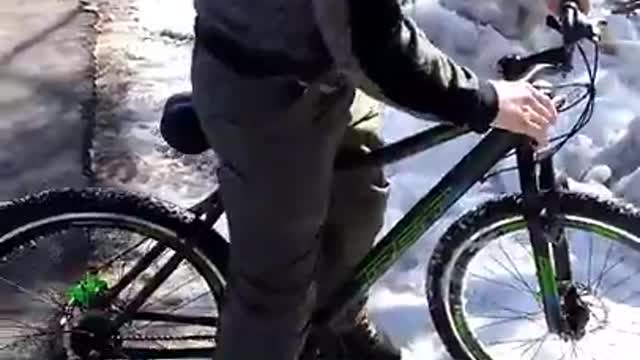 Reckless redneck snow bike