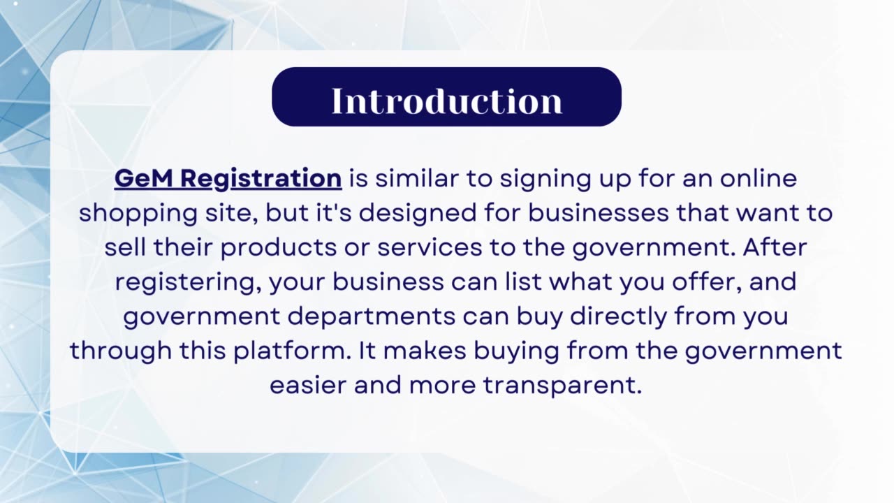 apply for gem registration