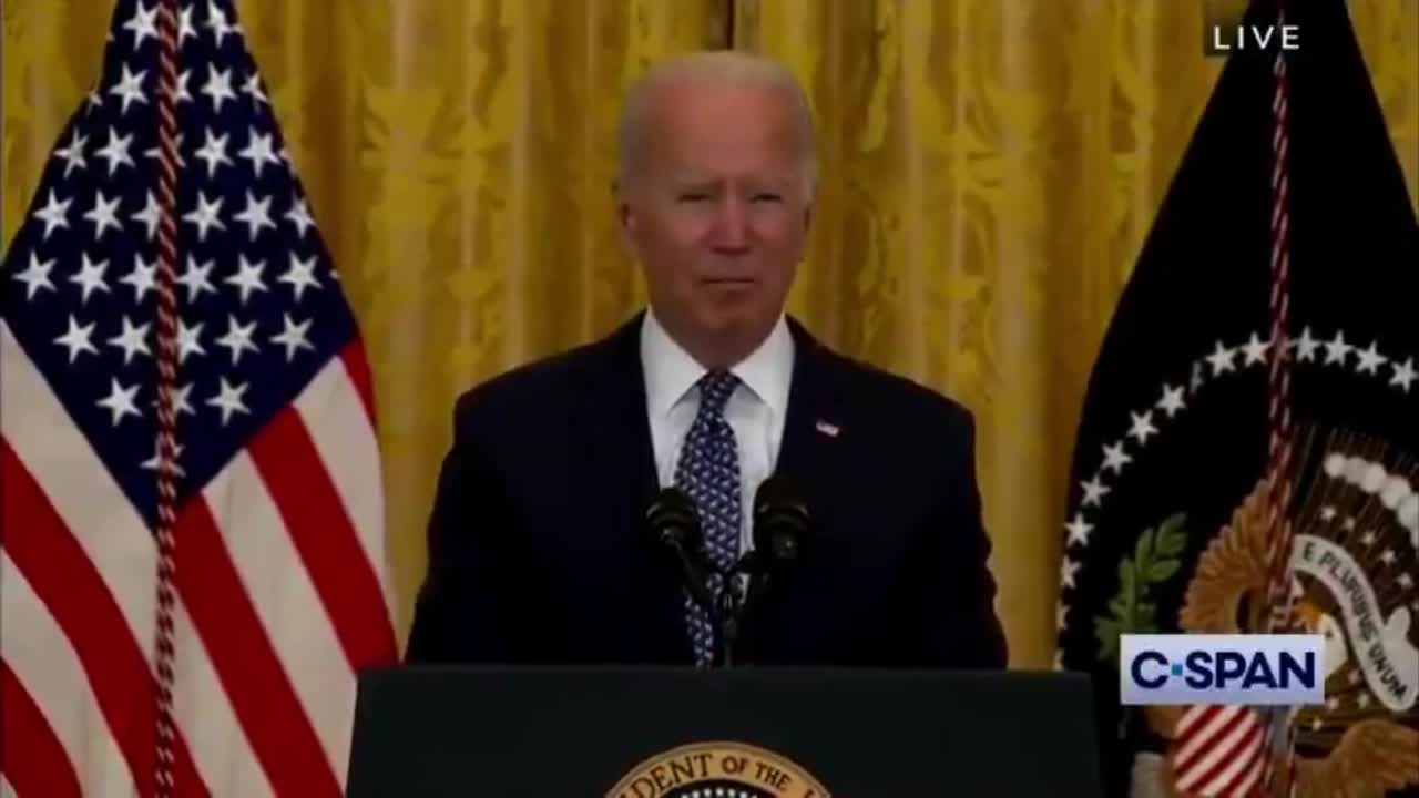 Biden: "I'm Supposed To Stop And Walk Out Of The Room Here"