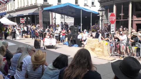 Madam Lou Bunch Bed Races 2021 Central City Colorado gold mining