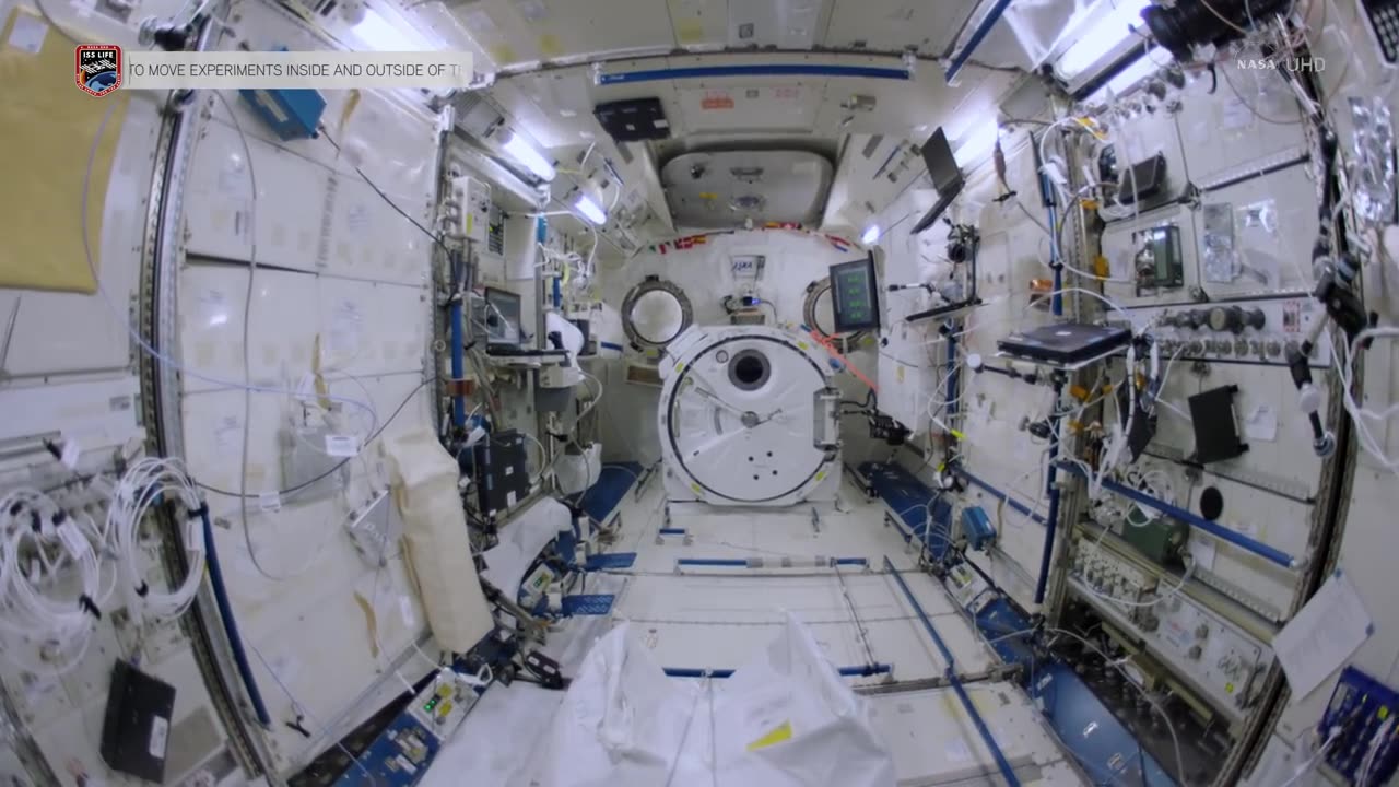 Space station fisheye