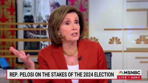 Pelosi: “Who benefits from Donald Trump? Putin. There’s a connection there.”