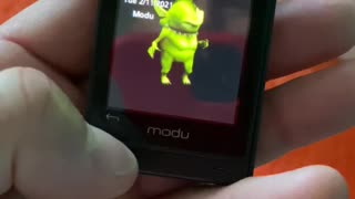 MODU the world smallest touch screen phone