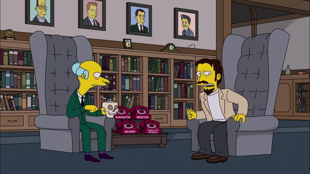 Skull & Bones Scene In The Simpsons
