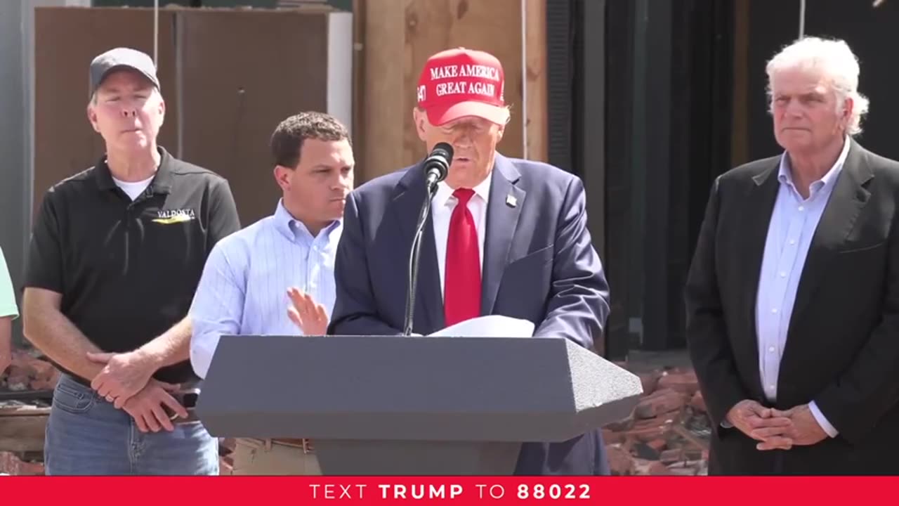 President Trump Visits Valdosta, Georgia to Deliver Relief to Victims of Hurricane Helene