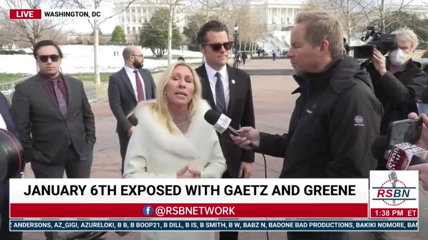 Reps. Marjorie Taylor Greene & Matt Gaetz Give Jan. 6 Remarks Live on Capitol Hill