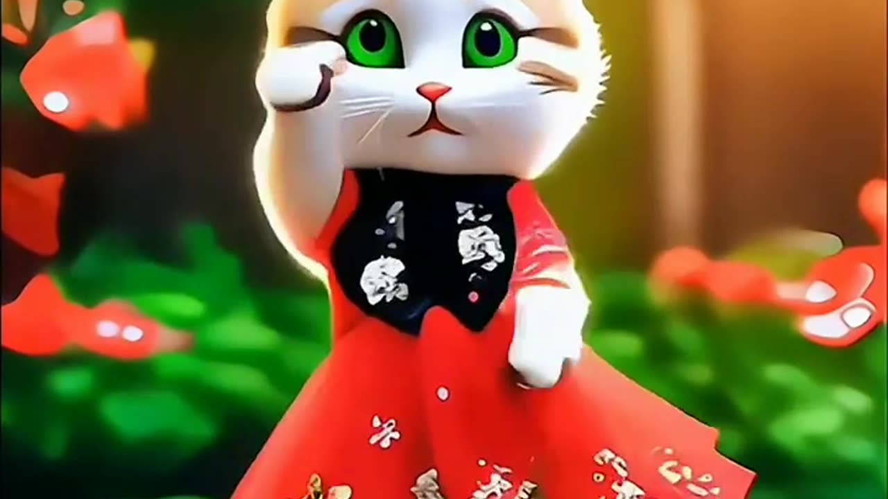 Cat dance video