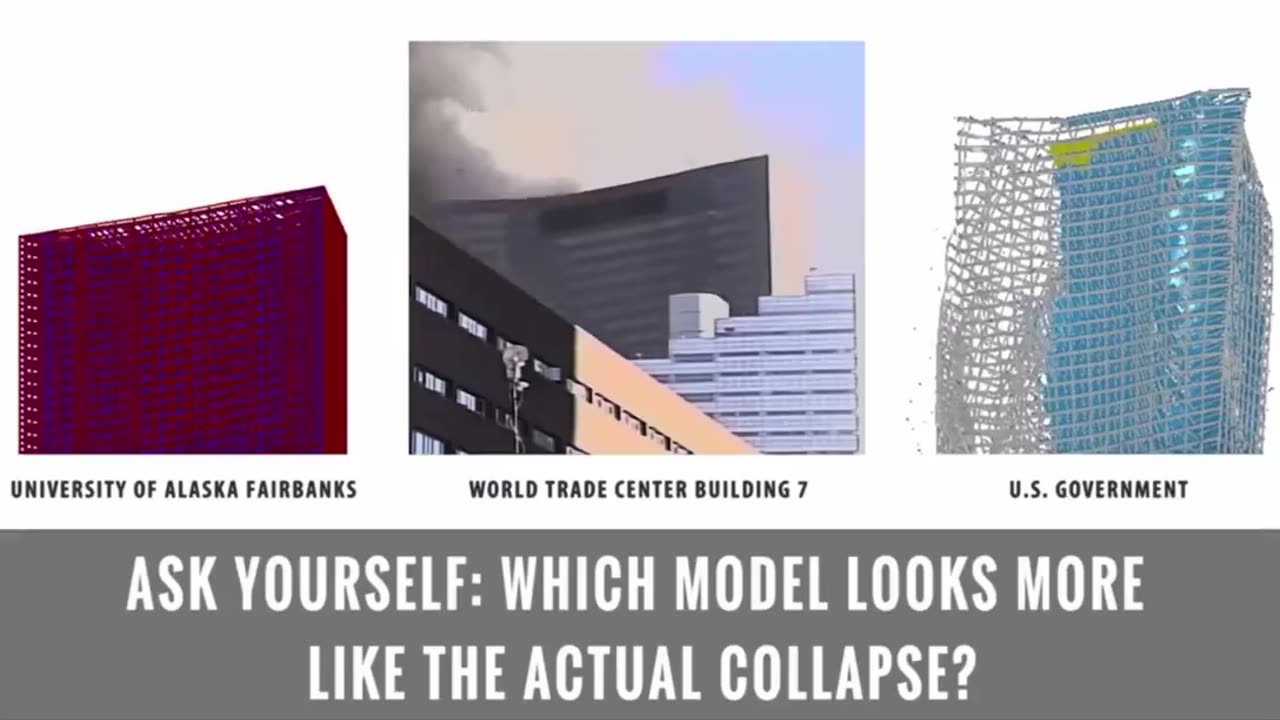 WHICH MODEL LOOKS MORE LIKE THE ACTUAL COLLAPSE?