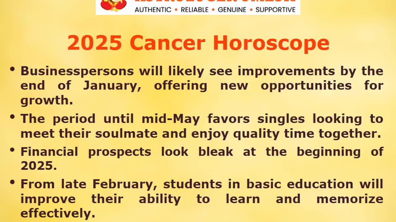 2025 Cancer Horoscope