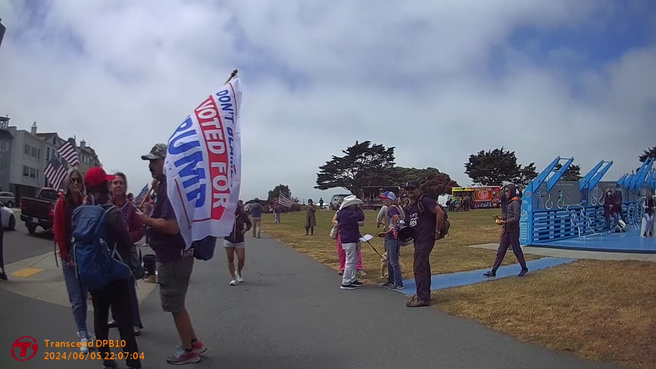 June 2024 Trump Supporters & Patriots at the San Francisco Marina