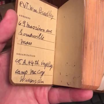 Private Bradley’s Bible