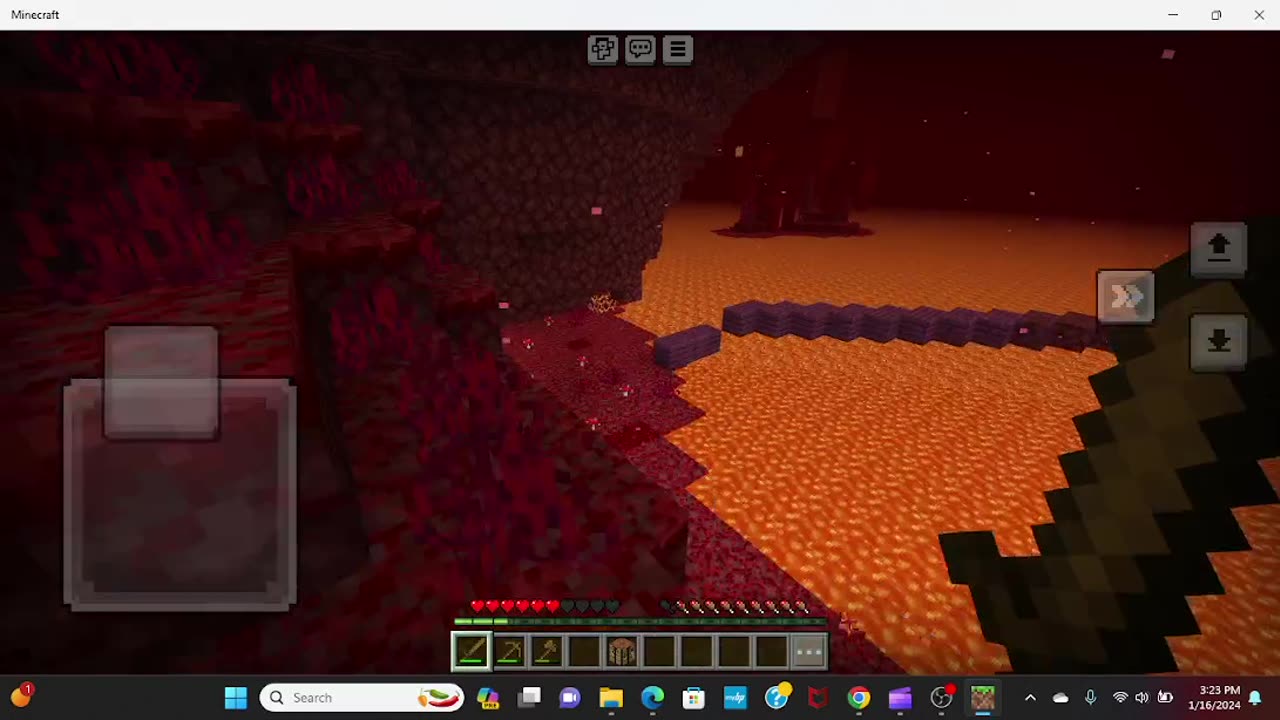 minecraft how long can i survivel in the nether