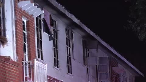 Heavy damage caused by fire at west-side apartment complex, eight apartments dam