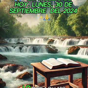 🙏✨Evangelio de HOY. Lunes, 30 de Septiembre del 2024 ✨🙏