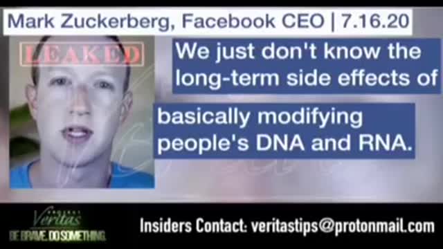 MSM: Mark Zuckerberg would have to ban himself from FB if he posted this..