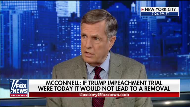 Brit Hume: Senate doesn't have 19 Republicans who would vote to remove Trump