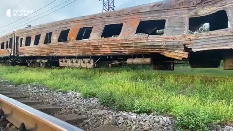 destroyed on August 24 by the Russian Iskander railway train with reservists of the AFU