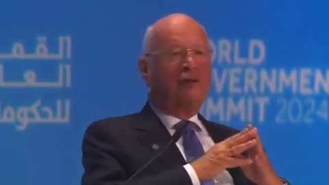 The unelected psychopath Klaus Schwab explains the world they are going to bring in