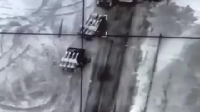 Ukrainian drone strikes Russians in the Zhytomyr region
