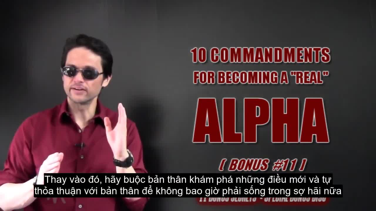 10 điều răn để trở thành alpha male