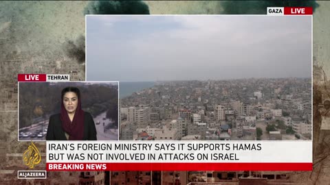 Iran has rejected allegations it had a role in the assault on Israel by Hamas