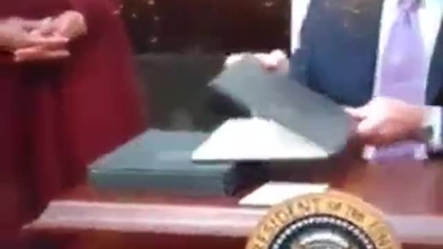 Biden Signing Blanks