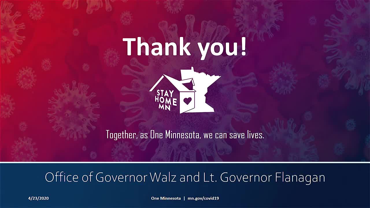 April 23, 2020 News Conference