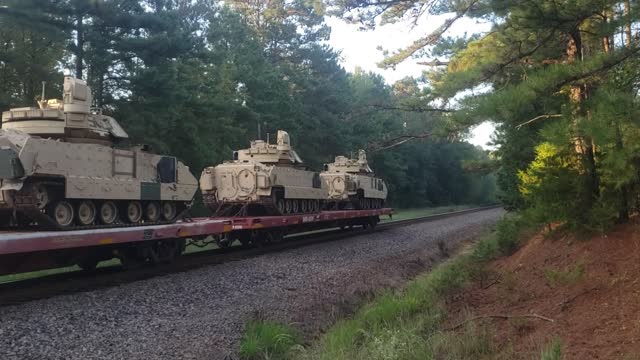 Tanks Left on the Tracks