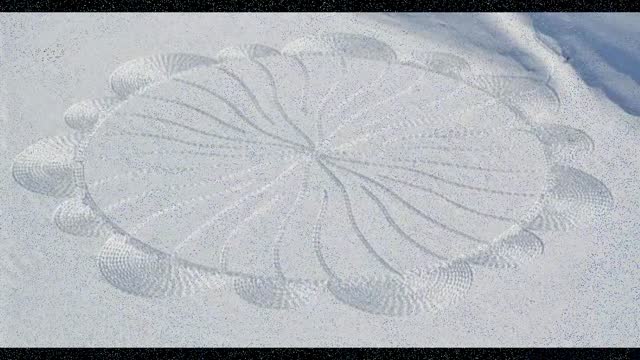 Simon Beck's Incredible Masterpieces With Snow