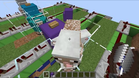 MASSIVE Automatic Wool Farm in Minecraft!