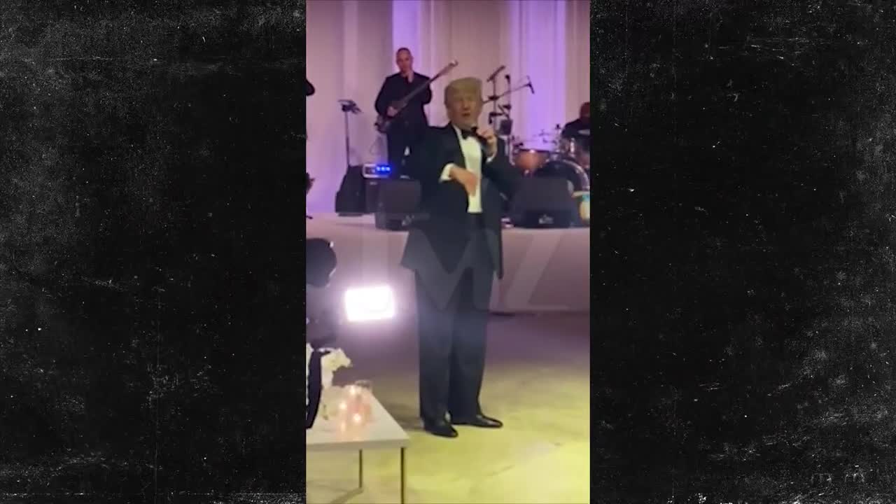 Trump Takes to Mic at Wedding, TORCHES Biden, "Do You Miss Me Yet?"